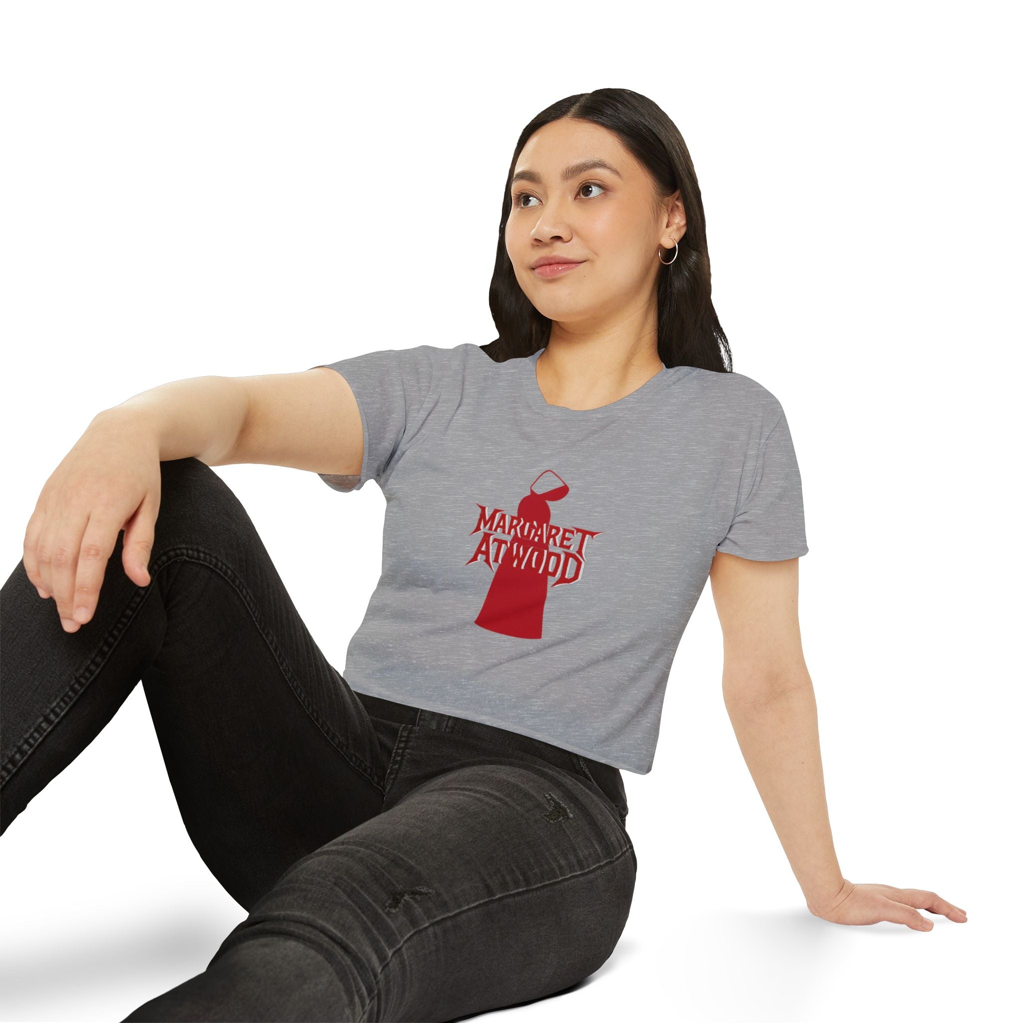 Margaret Atwood Festival Crop Top — Women's Literary Graphic Tee
