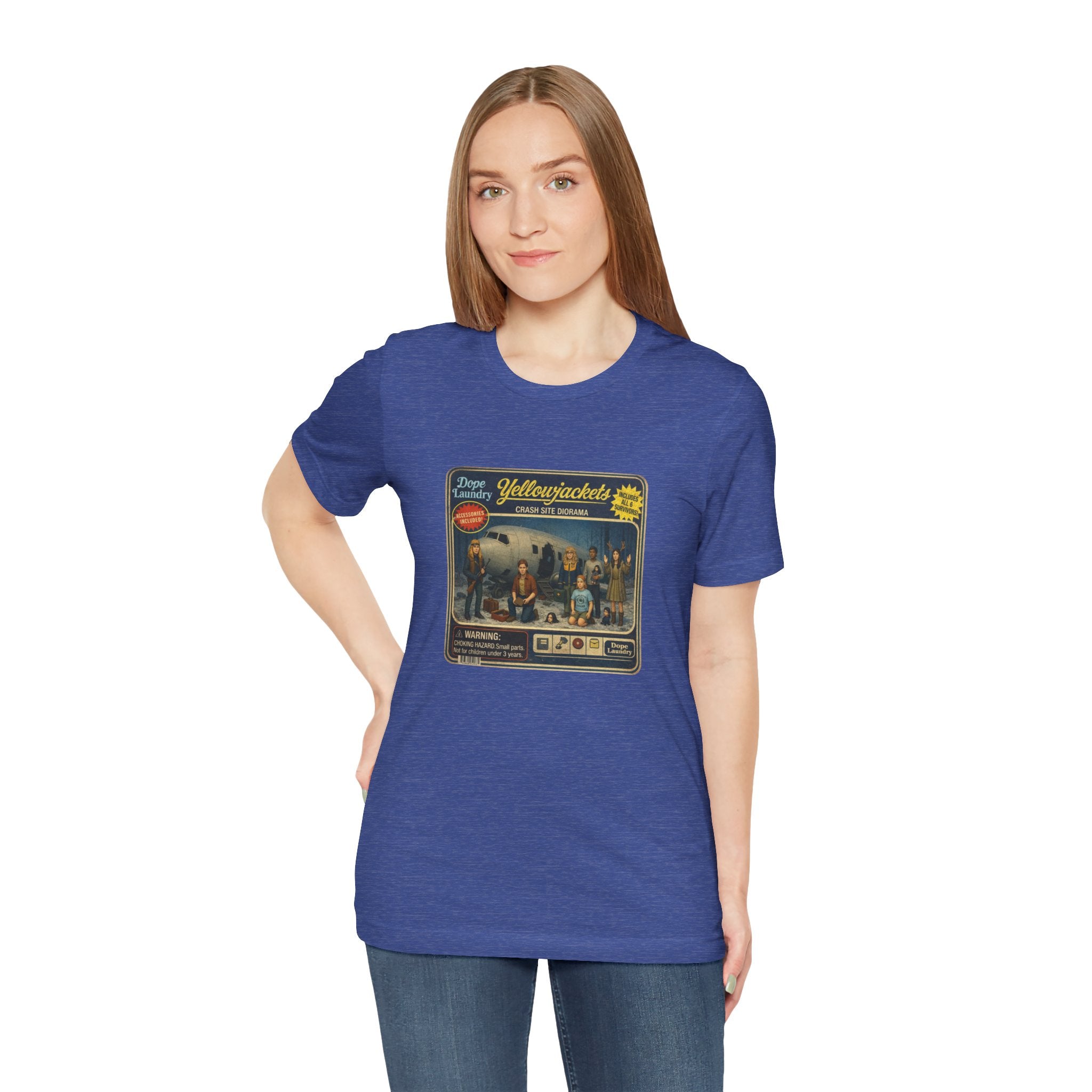 Yellowjackets "Crash Site Playset" Tee — Vintage TV Show Graphic T-Shirt