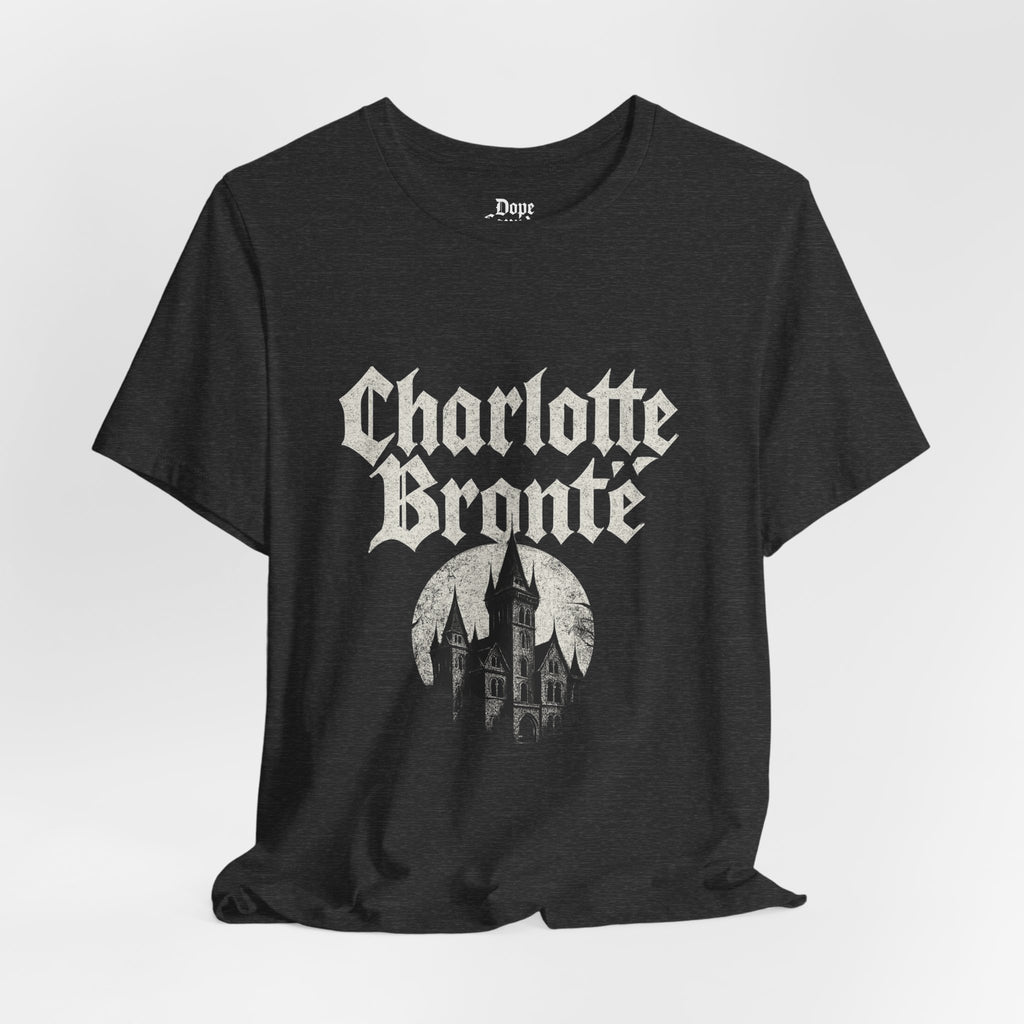 Charlotte Brontë Heavy Metal Vintage Graphic Tee — Literary Band Shirt