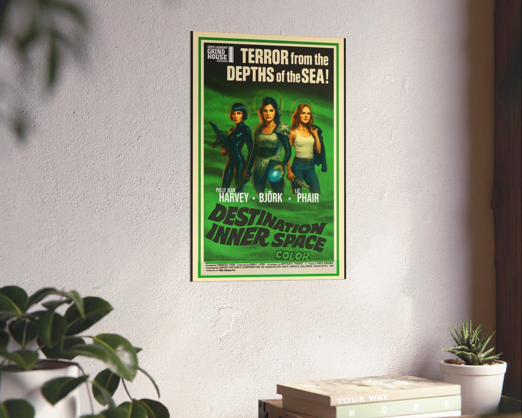 Destination Inner Space Vintage Horror Movie Poster