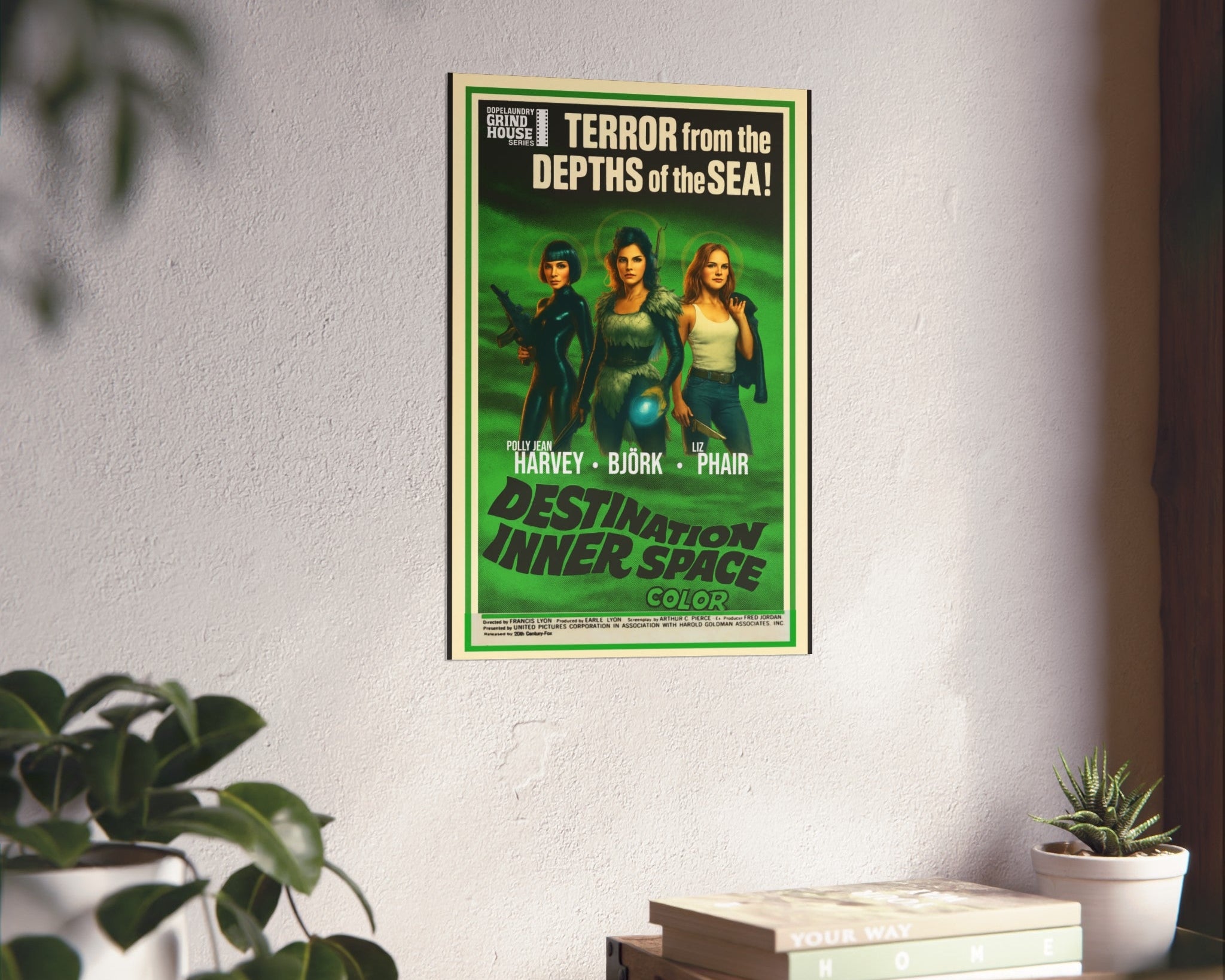 Destination Inner Space Vintage Horror Movie Poster