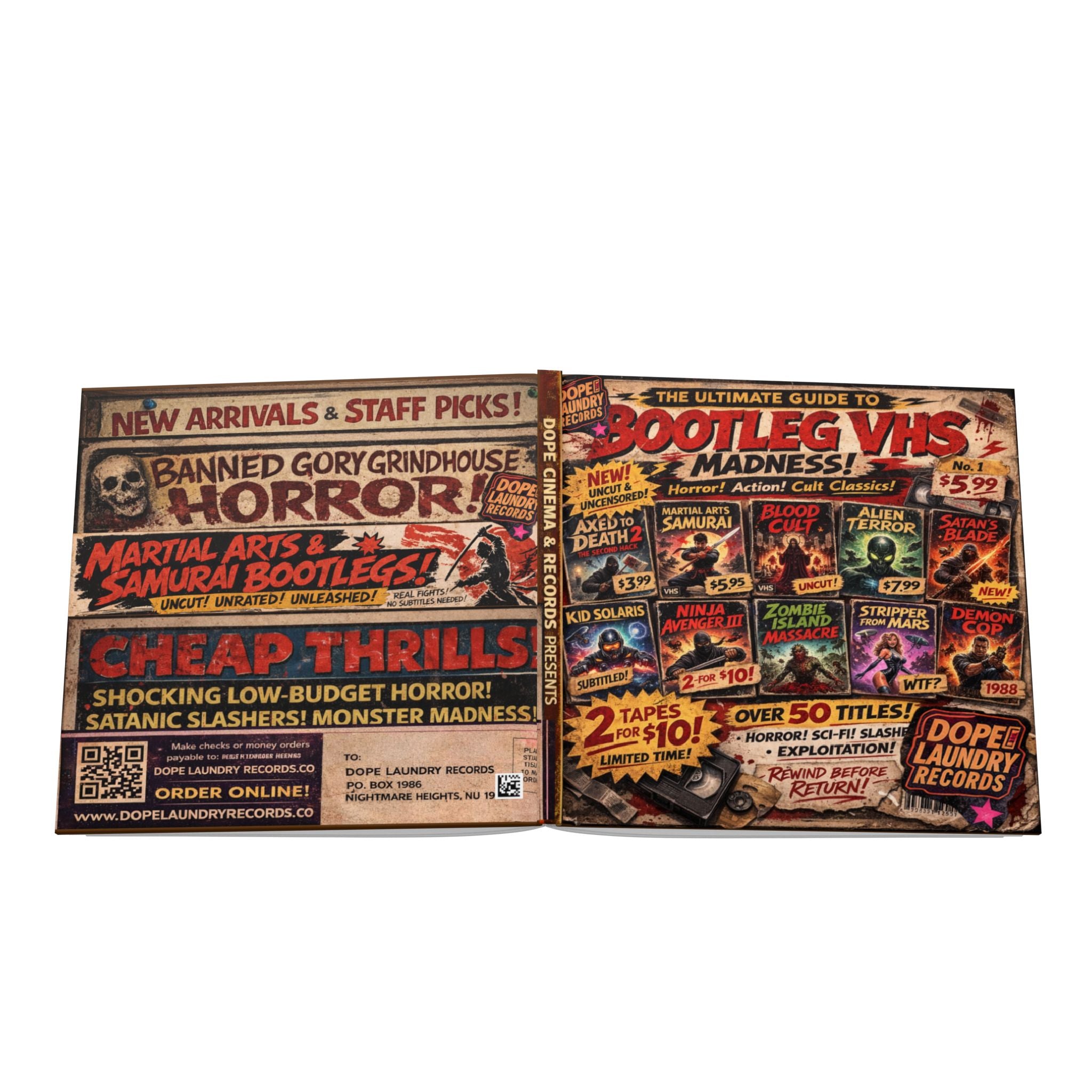 Hardcover Photo Book — Movie Mash-Up Universe: Retro Sci‑Fi Poster Collection