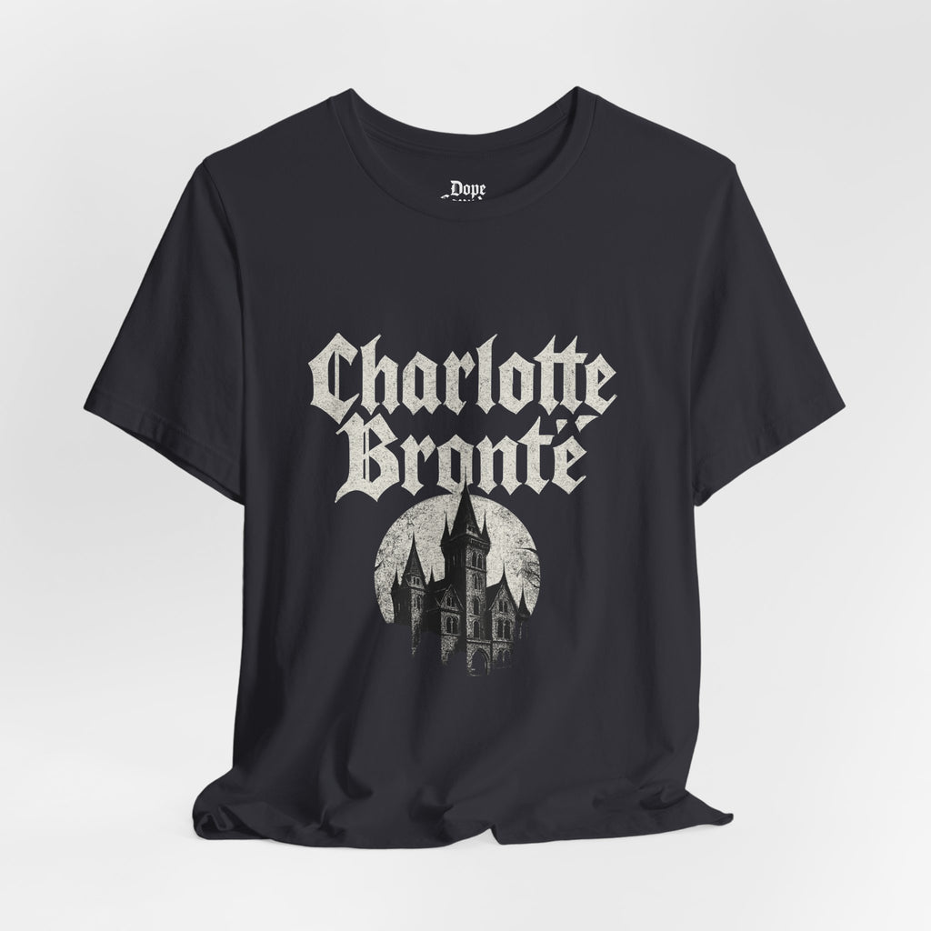 Charlotte Brontë Heavy Metal Vintage Graphic Tee — Literary Band Shirt