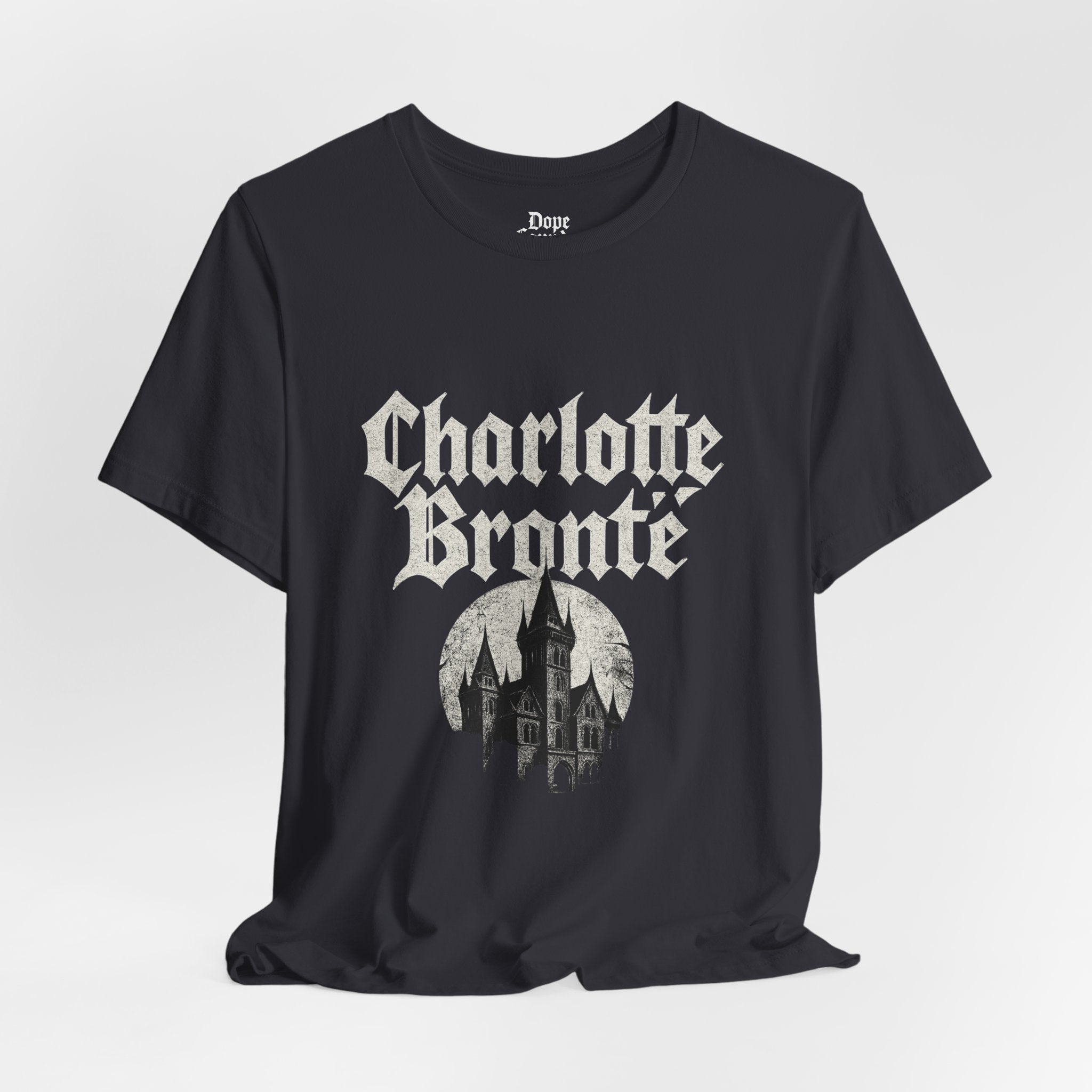 Charlotte Brontë Heavy Metal Vintage Graphic Tee — Literary Band Shirt