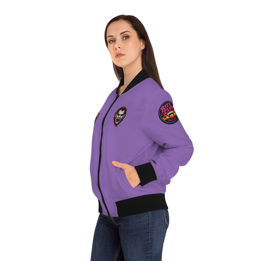 Dracula Castle 80s-Inspired Bomber Jacket