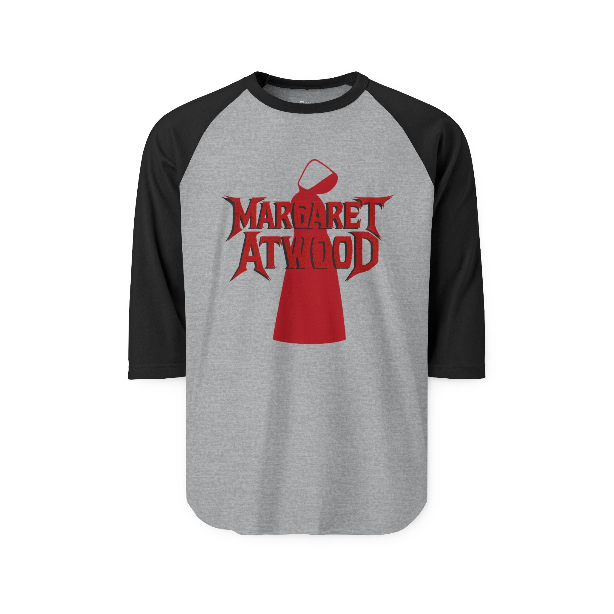 Margaret Atwood Heavy Metal Raglan Shirt — Literary Band Tee