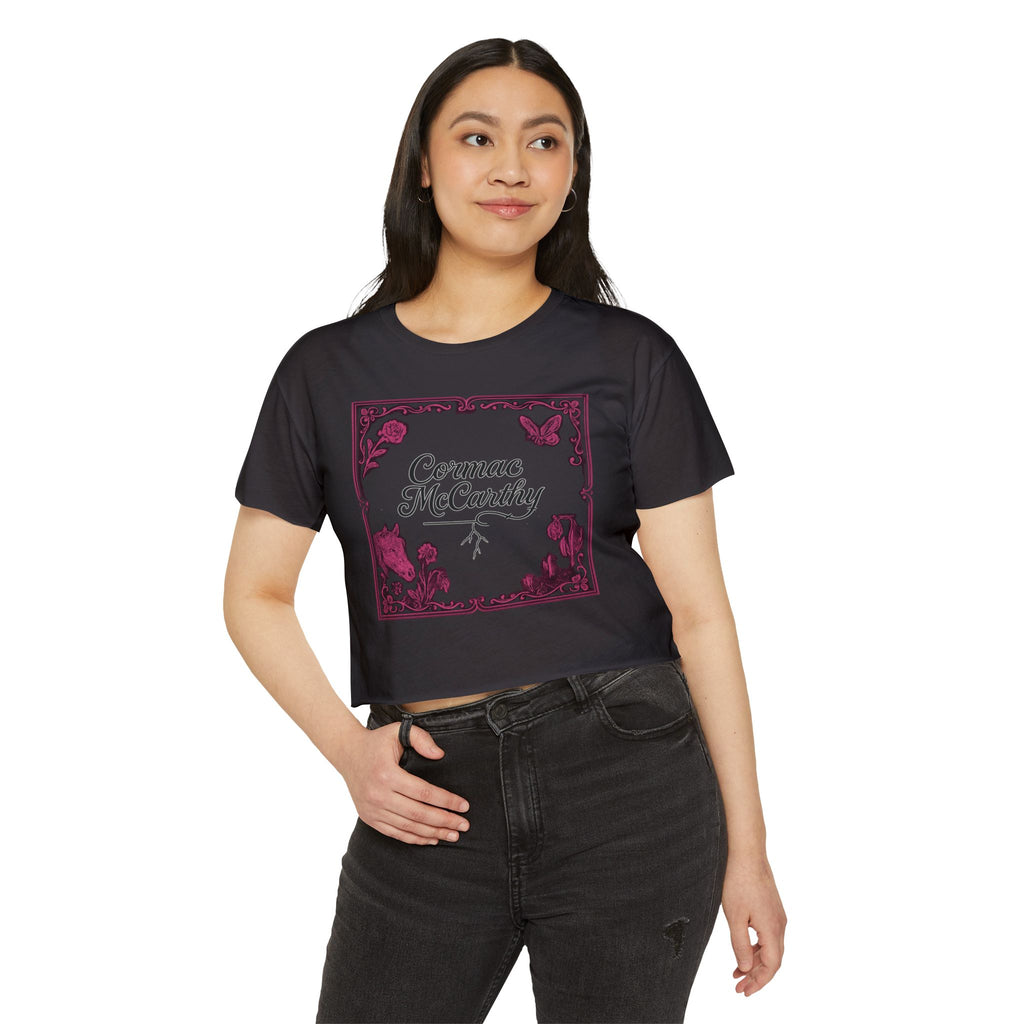Corman McCarthy Festival Women's Graphic Crop Top