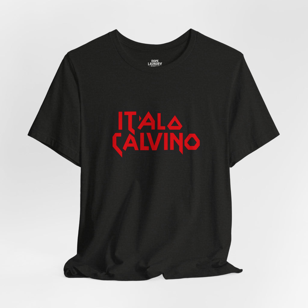 Italo Calvino 'Heavy Lit' Vintage Graphic T-Shirt