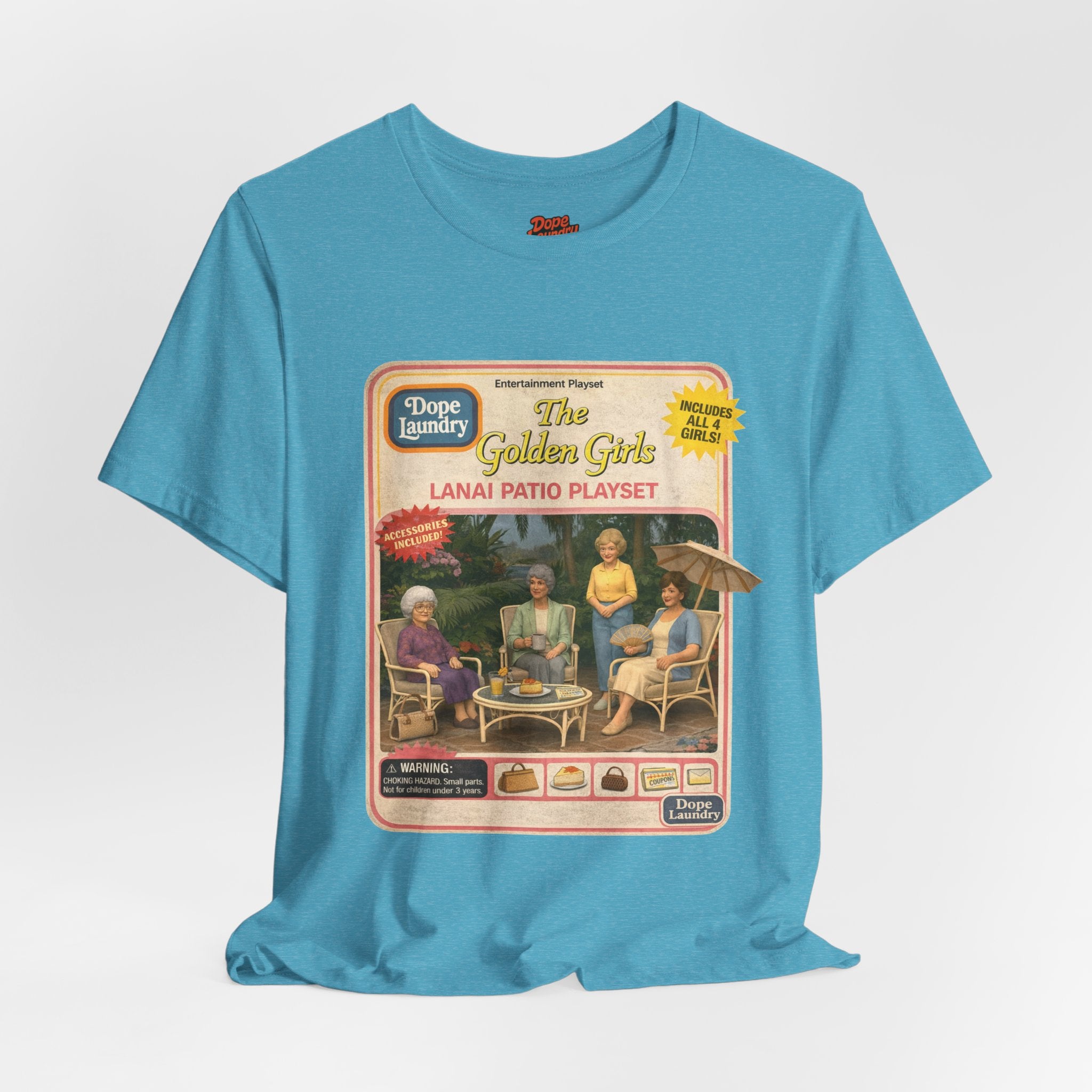 Golden Girls 'Lanai Patio Playset' Vintage TV Graphic Tee
