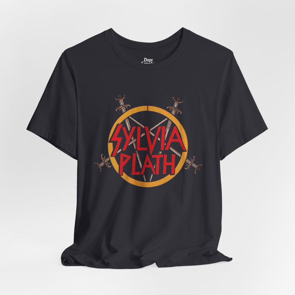 Sylvia Plath Heavy Metal Vintage Graphic Tee