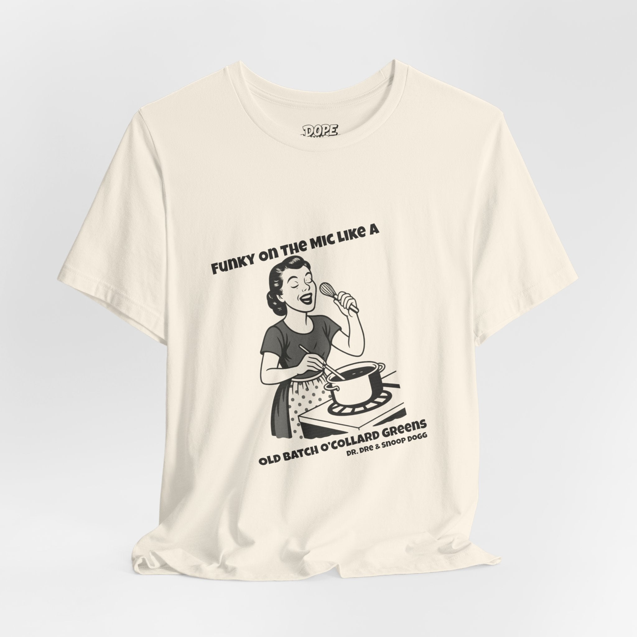 Funky on the Mic - Music Mash-up/ Vintage 50s Housewife (Unisex Tee)