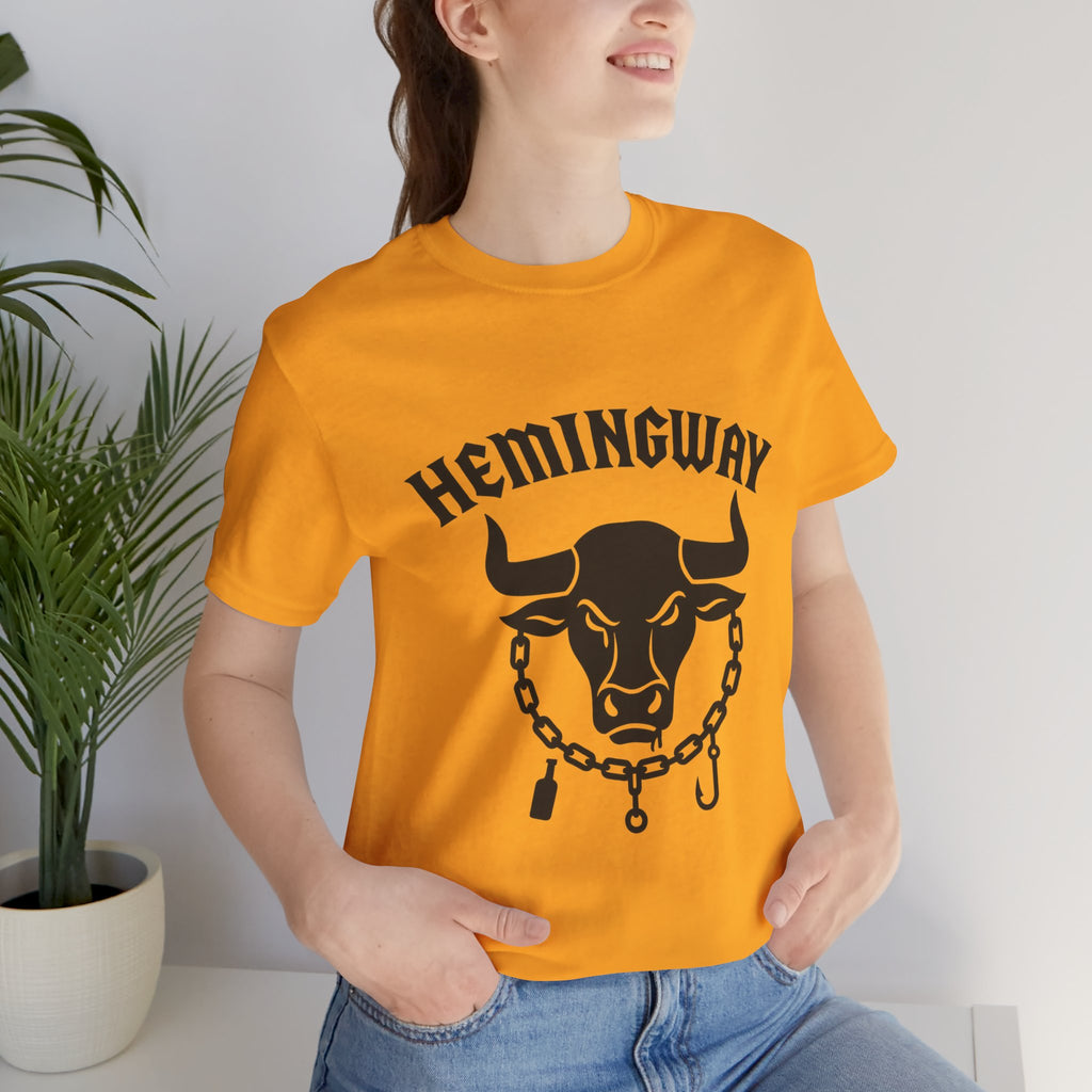 Hemingway Bull Vintage Graphic T-Shirt