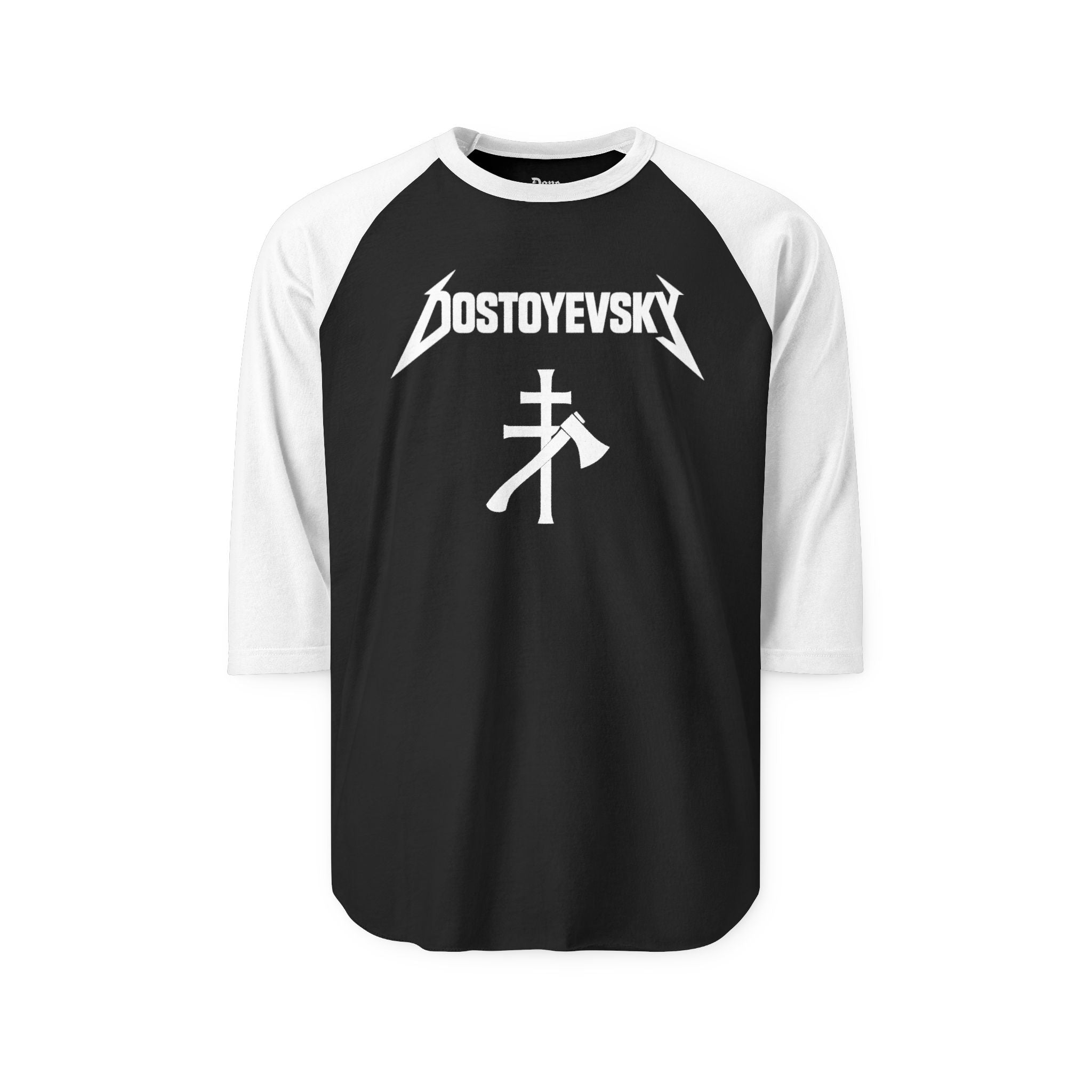 Dostoyevsky Heavy Metal Raglan Shirt — Literary Band Tee