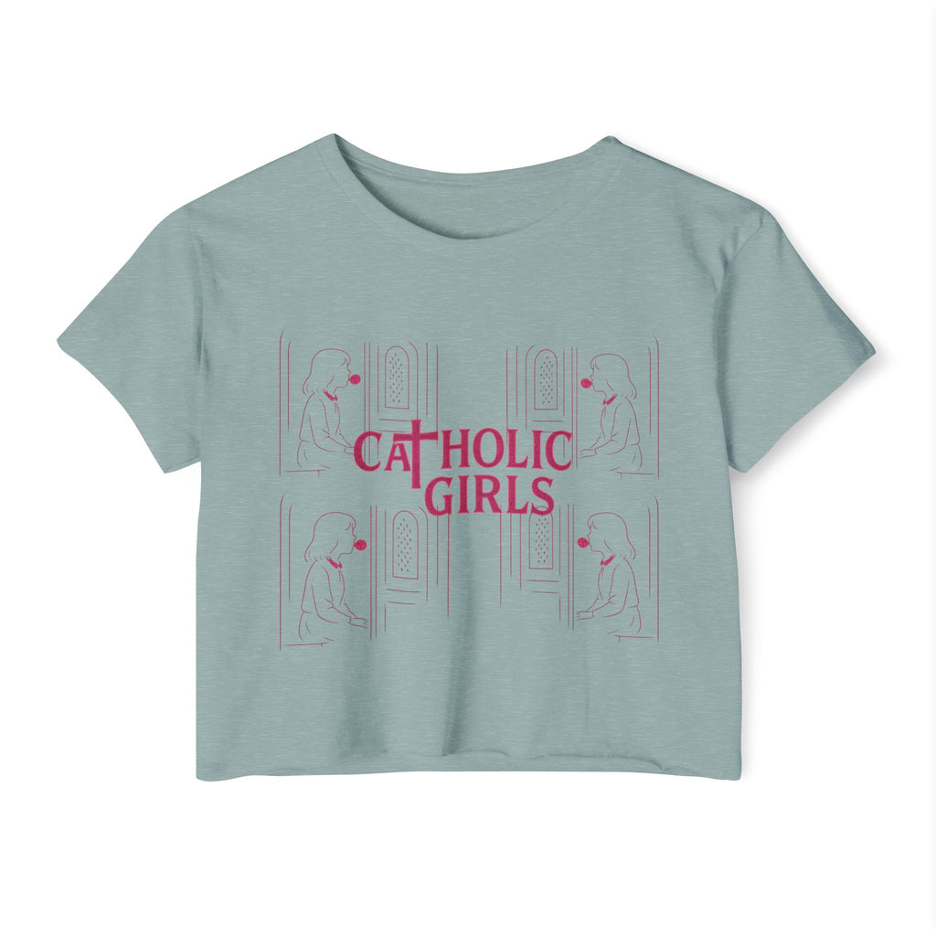 Frank Zappa "Catholic Girls" Festival Crop Top — Women's Graphic Crop Top