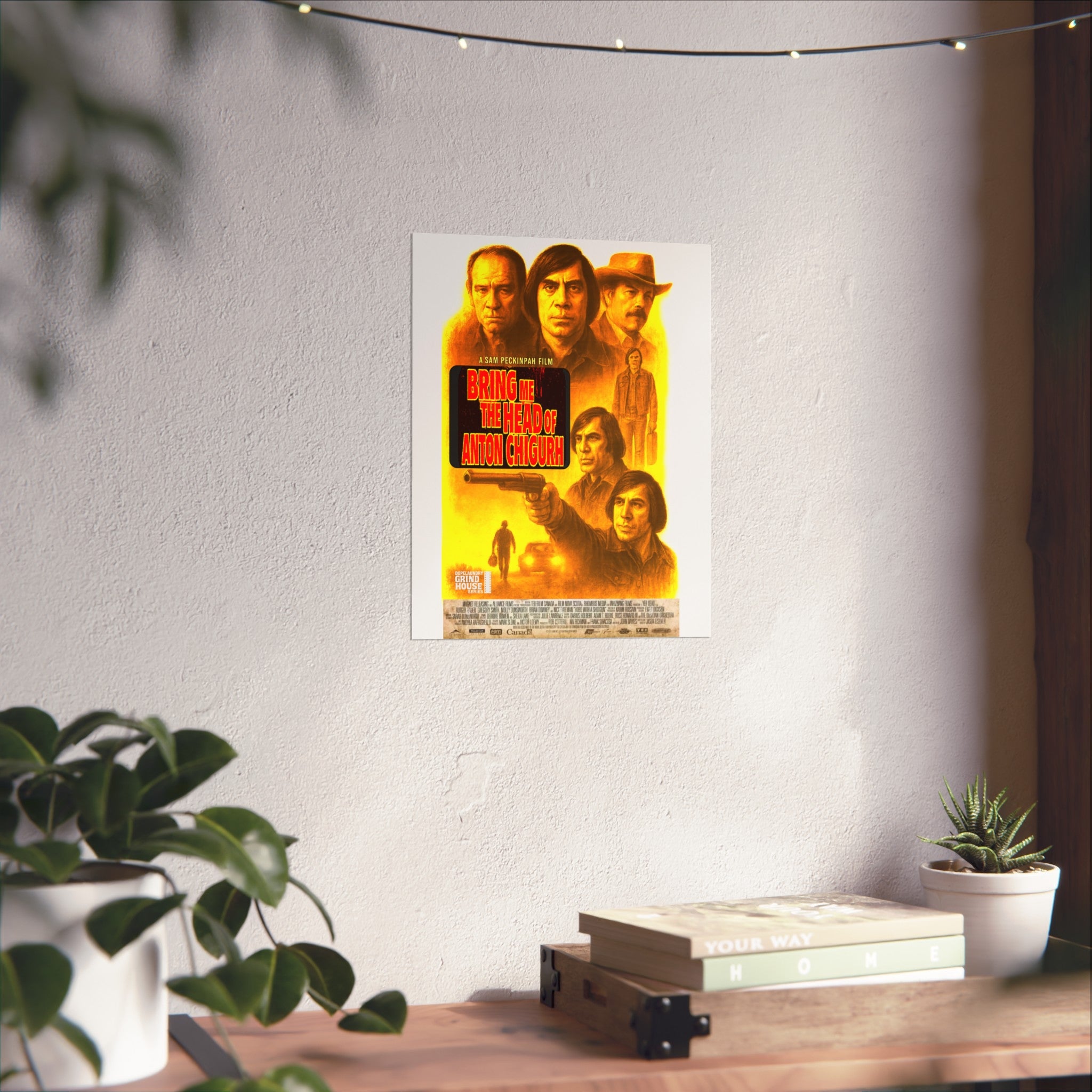 Art Print - 'Bring me the Head of Anton Chigurh' - Unique Gift for Film Lovers