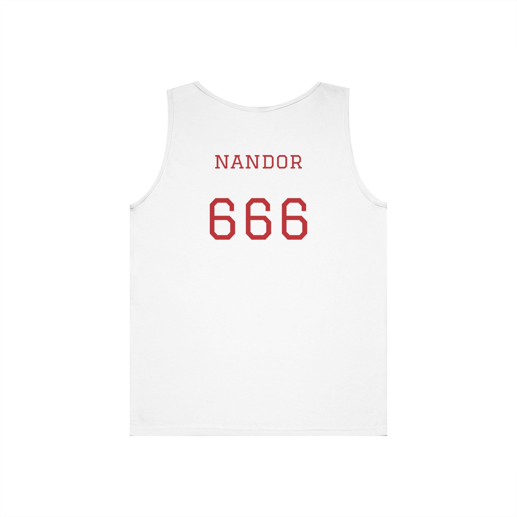 Nandor Al Quolanudar Basketball tank top (What we do in the shadows) - (2 sided) Unisex Heavy Cotton Tank Top