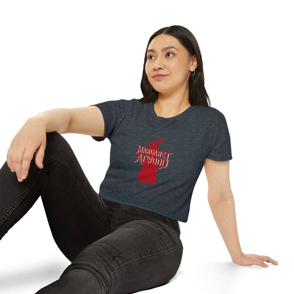 Margaret Atwood Festival Crop Top — Women's Literary Graphic Tee
