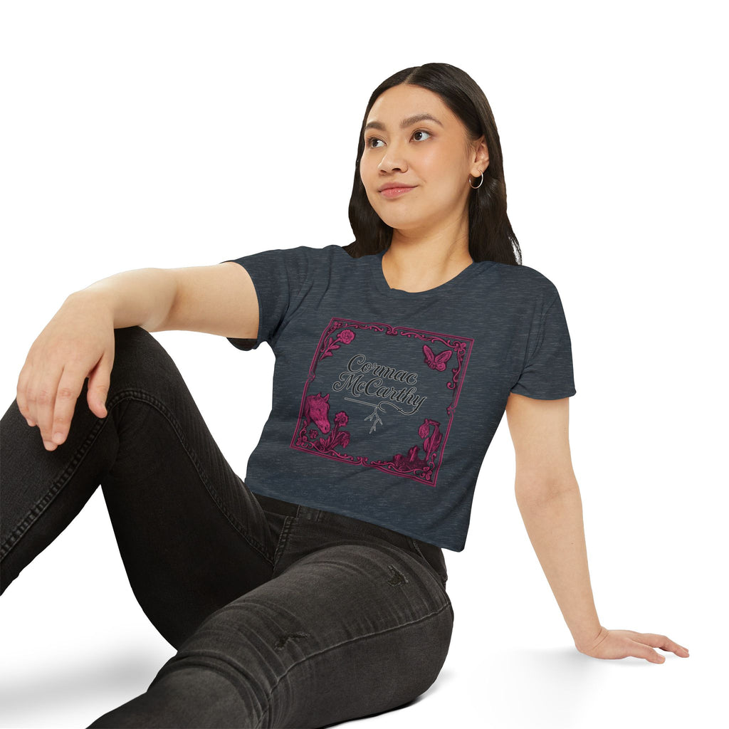 Corman McCarthy Festival Women's Graphic Crop Top