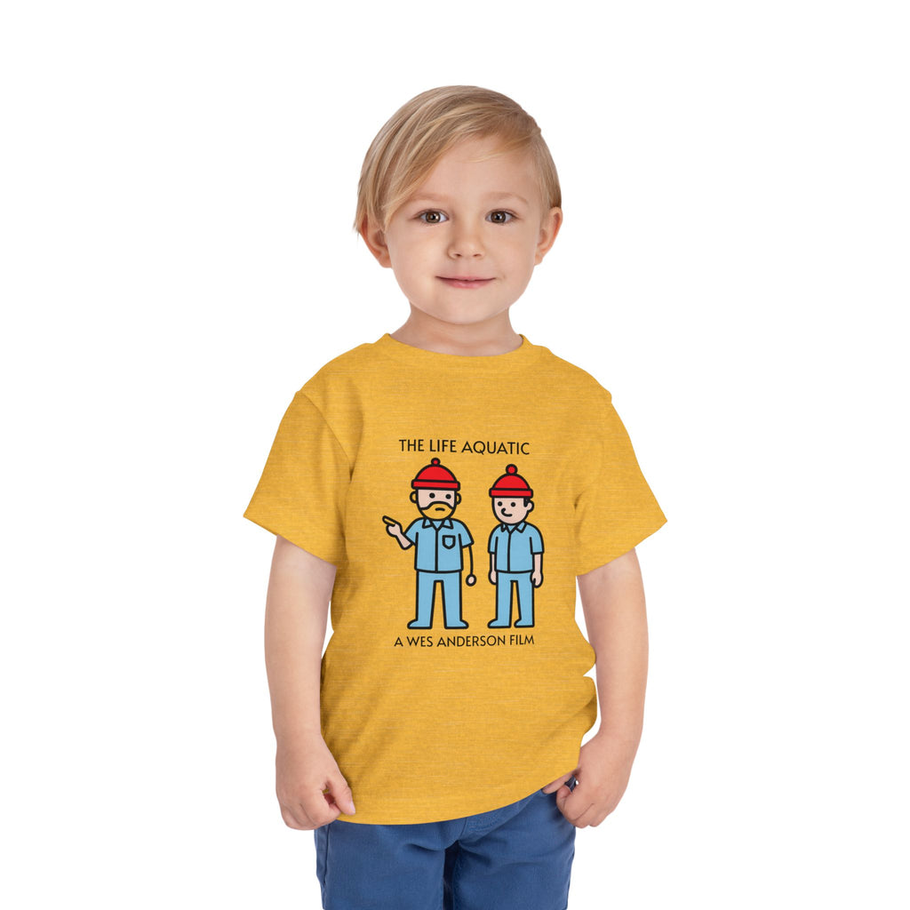 The Life Aquatic - Wes Anderson films - Retro Graphic Kids Shirt