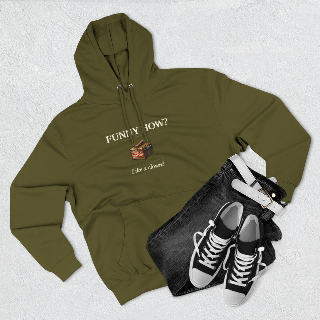 Funny How? Bamboo Lounge Hoodie — Cozy Graphic Fleece Pullover