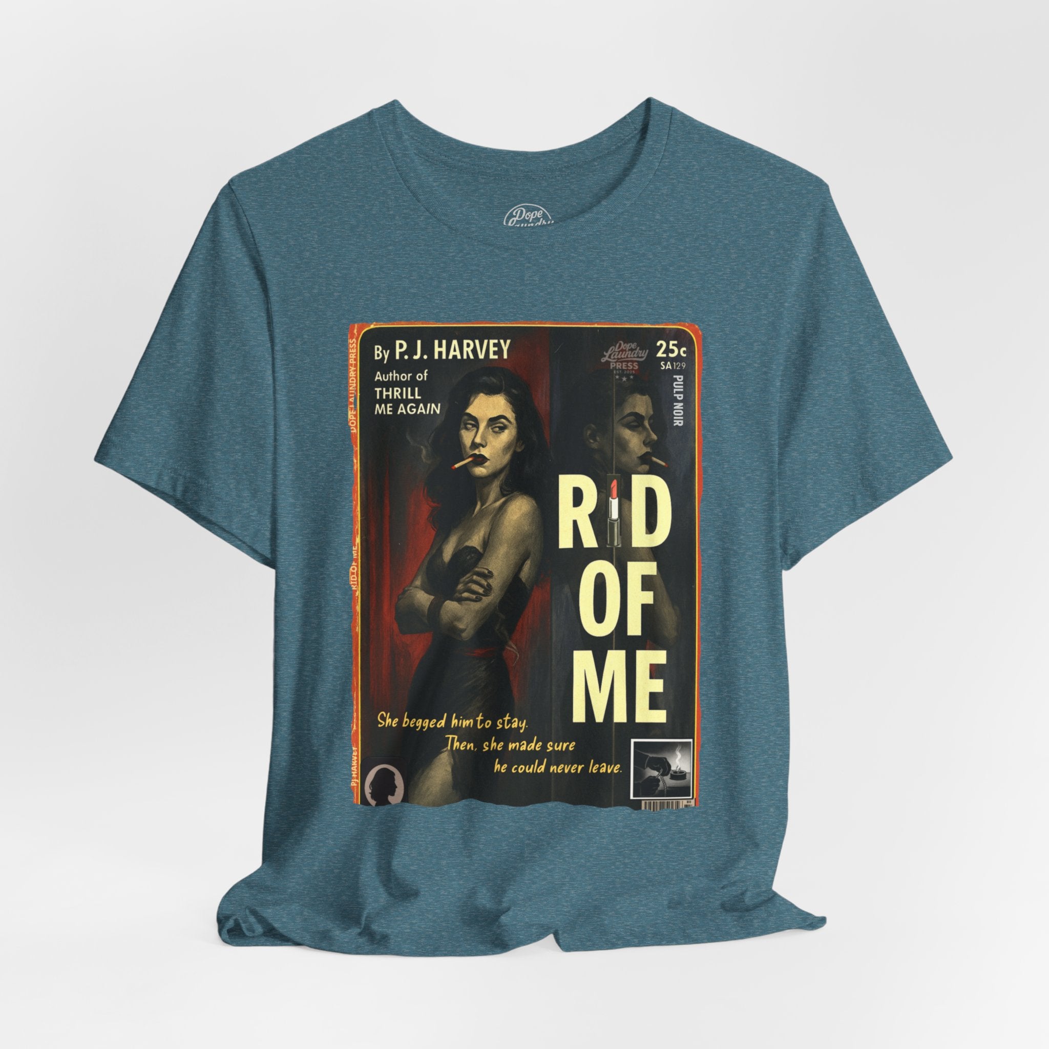 PJ Harvey - Rid of Me - Pulp-Noir Book Cover Tee