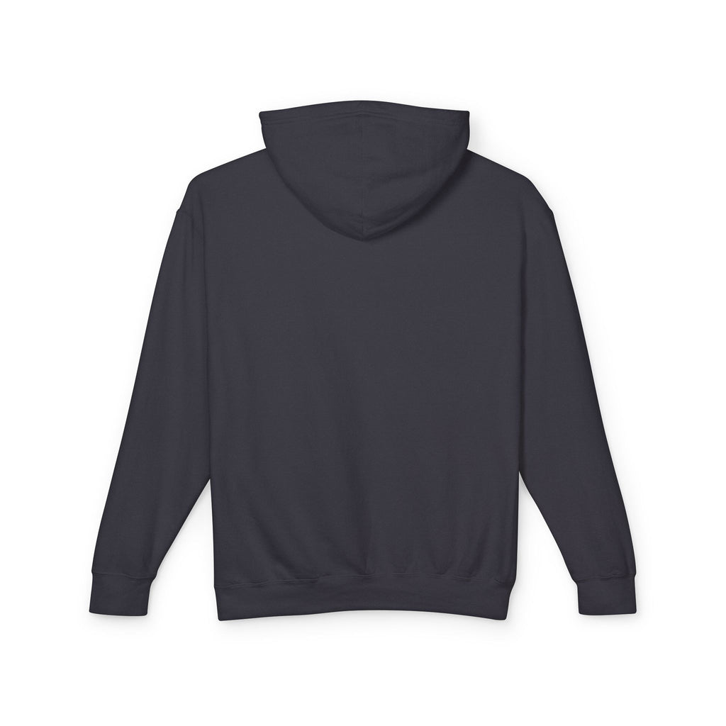Vintage Newspaper Graphic Hoodie — "cold silence has a tendency to atrophy"