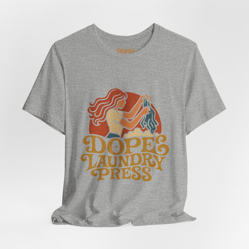 Dope Laundry Press 60s Logo Tee — Vintage Graphic T-Shirt