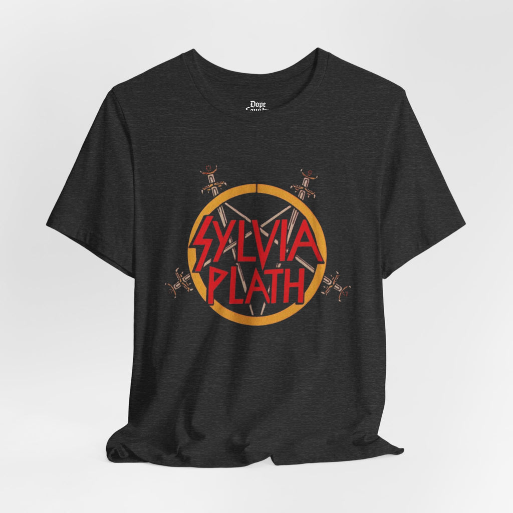 Sylvia Plath Heavy Metal Vintage Graphic Tee
