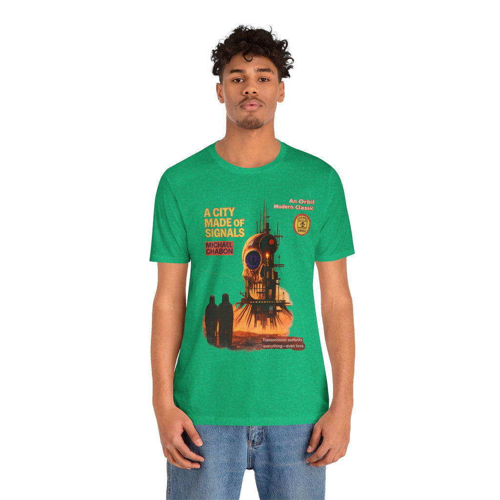 Michael Chabon - Sci-fi Book Cover (variant) - Vintage Graphic T-Shirt