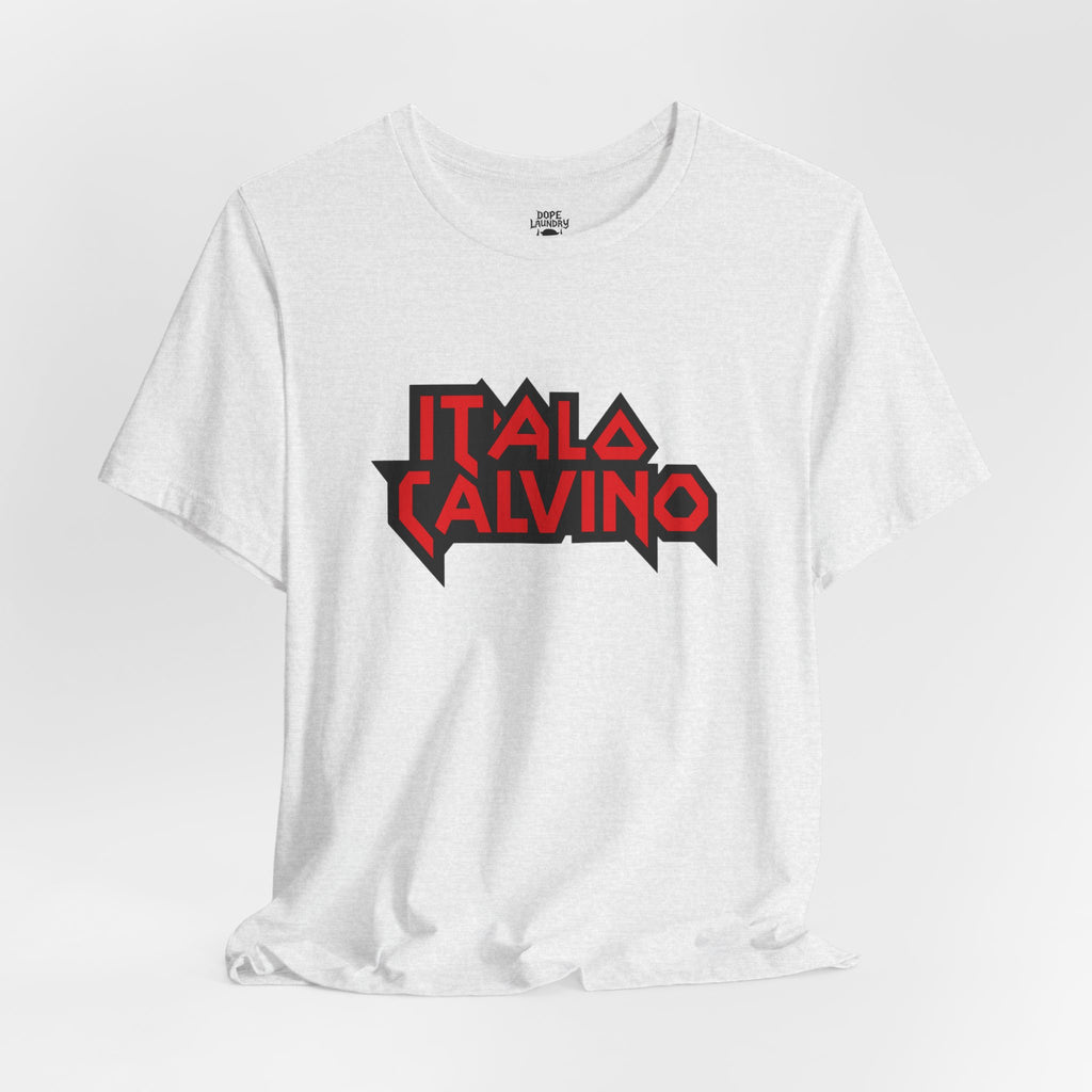 Italo Calvino 'Heavy Lit' Vintage Graphic T-Shirt