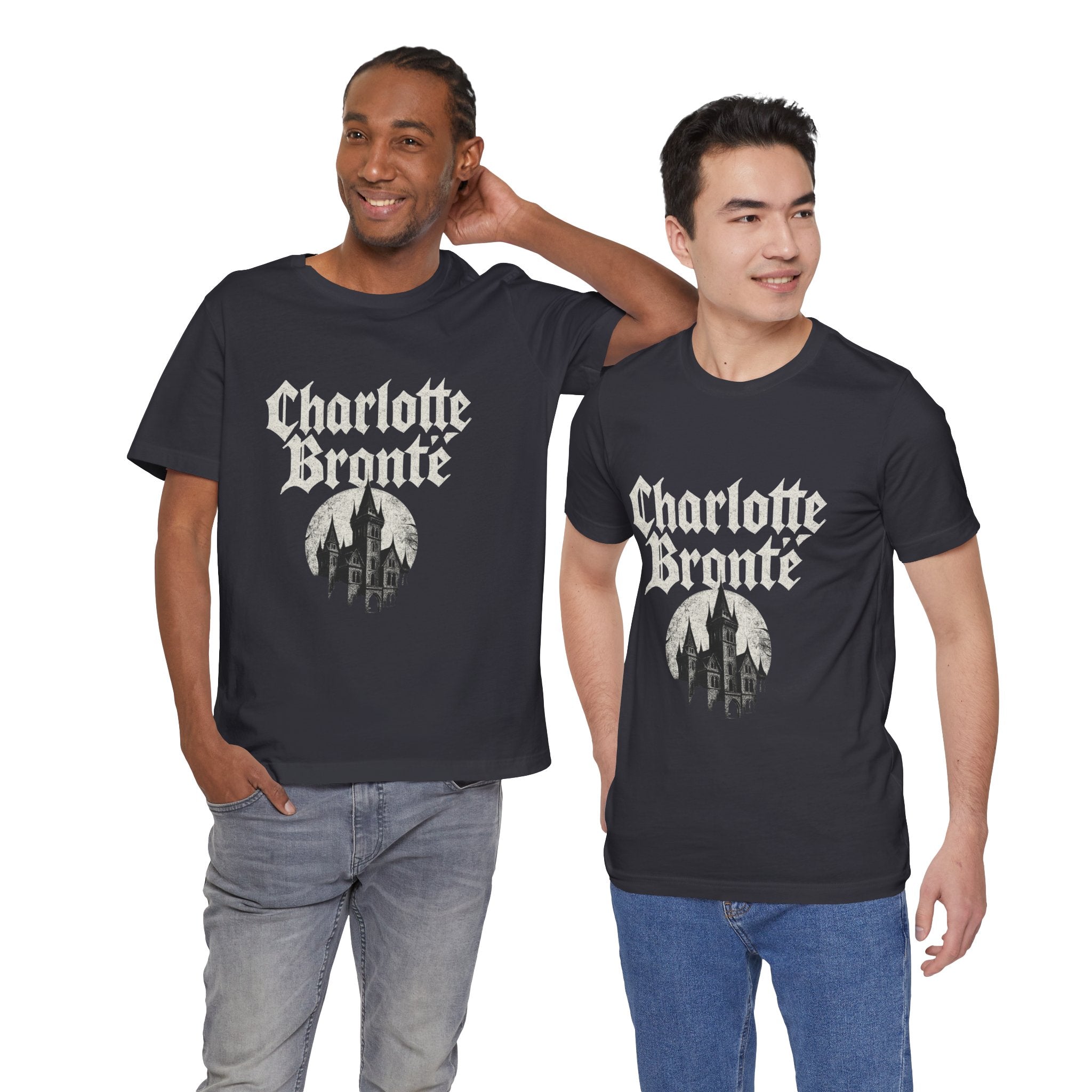Charlotte Brontë Heavy Metal Vintage Graphic Tee — Literary Band Shirt