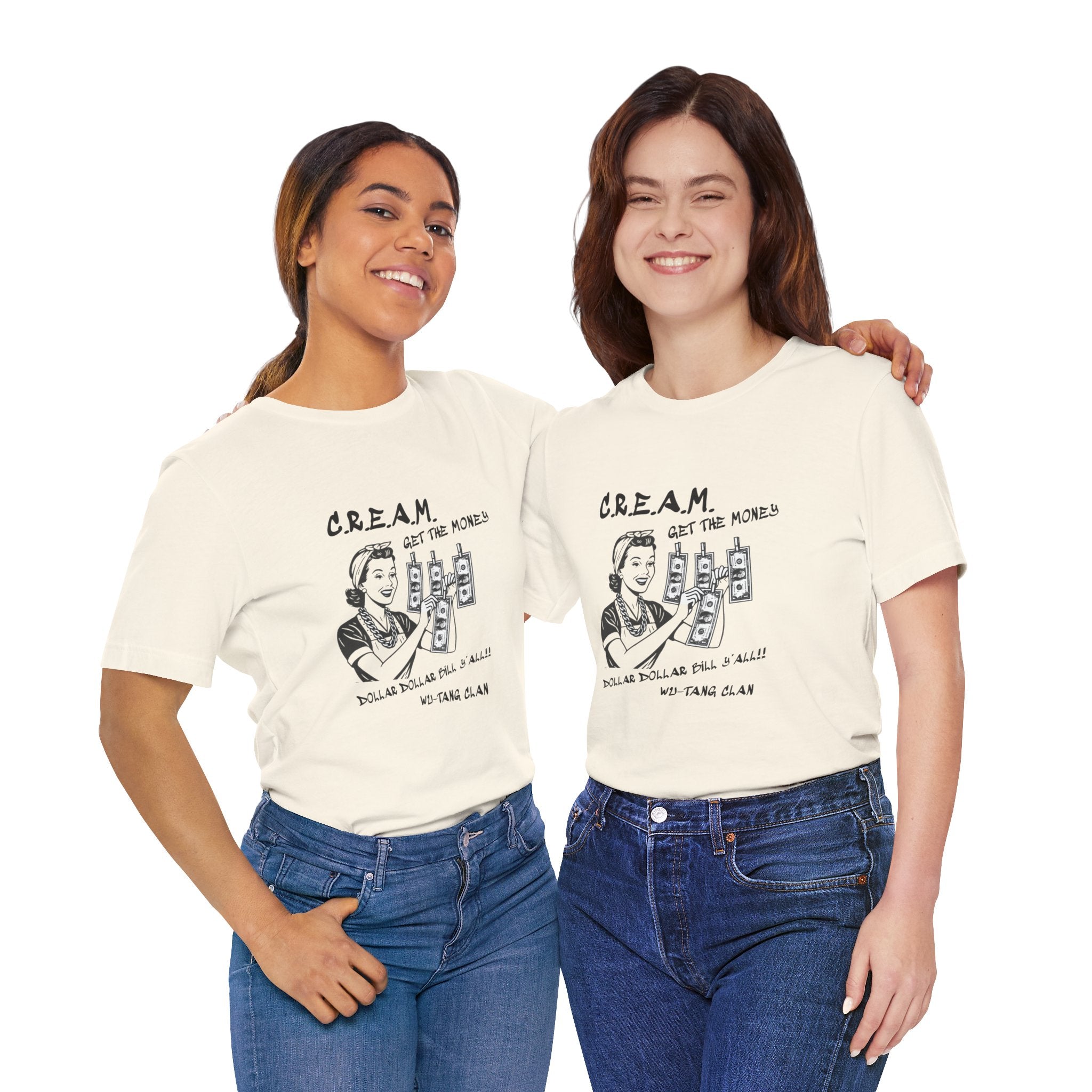 "C.R.E.A.M" (WU-TANG CLAN) - unisex jersey short sleeve tee