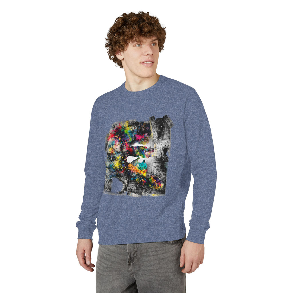 Splatterpaint Raglan Crewneck Sweatshirt