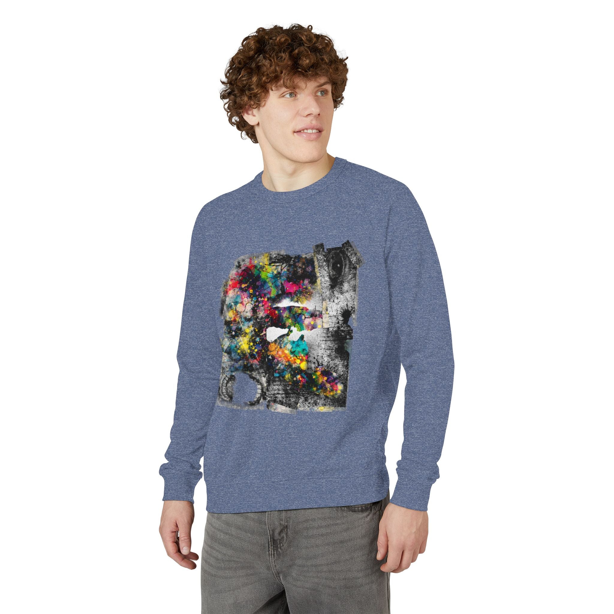 Splatterpaint Raglan Crewneck Sweatshirt