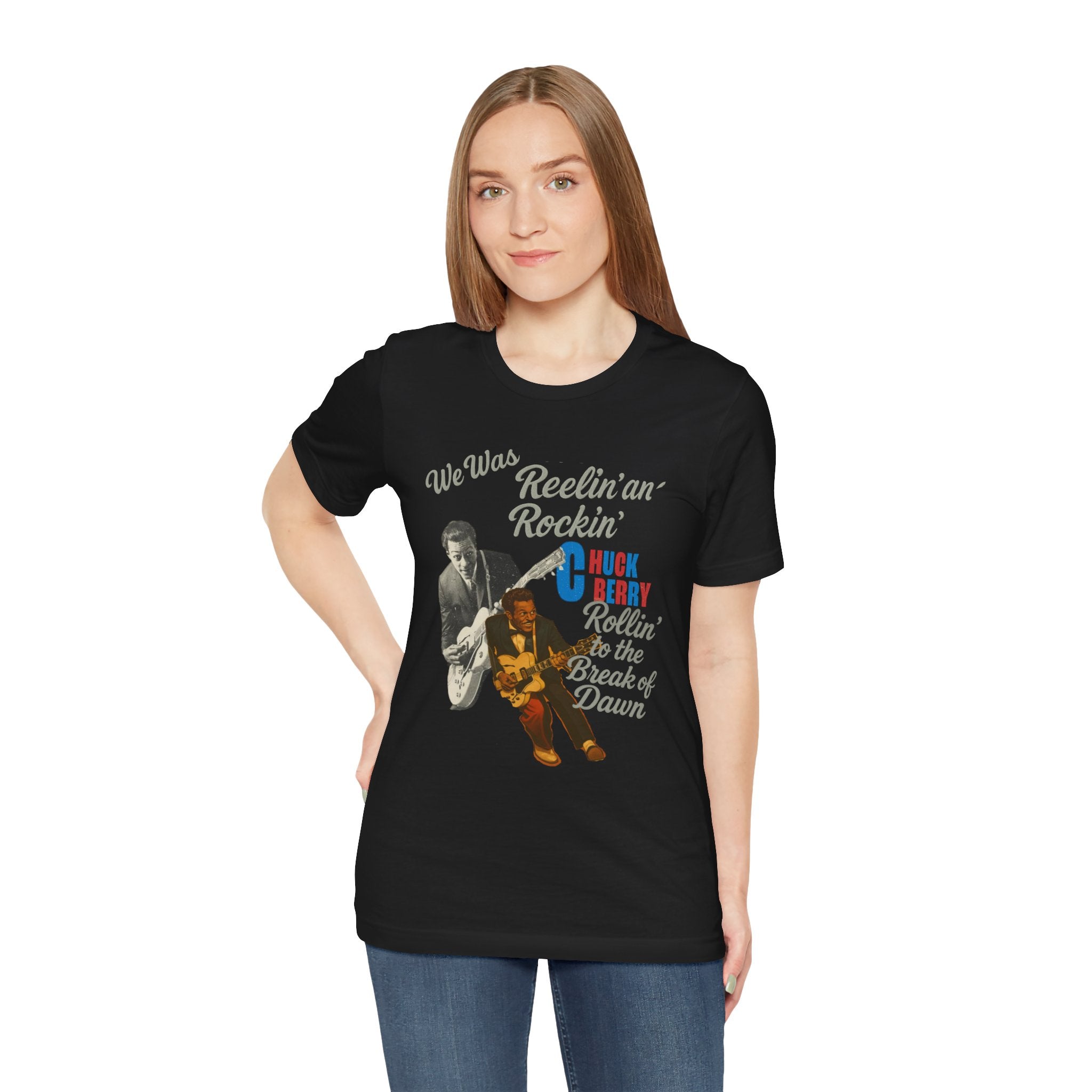 Chuck Berry -  Rock n' Roll Legends Retro Music T-Shirt, unisex tee
