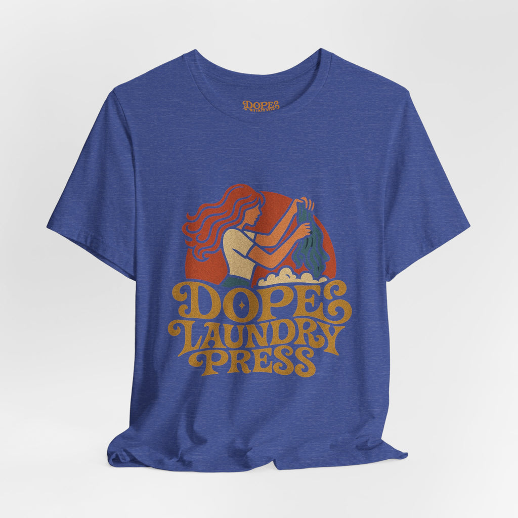 Dope Laundry Press 60s Logo Tee — Vintage Graphic T-Shirt