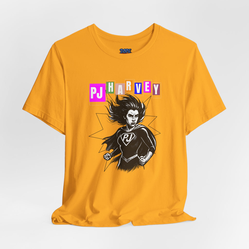 PJ Harvey "Superheroine" - Unisex Jersey Short Sleeve Tee