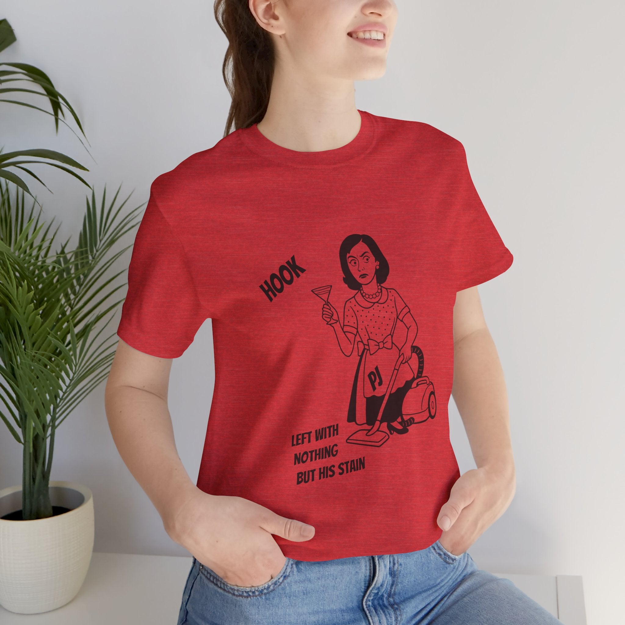 PJ Harvey "Left with nothing but his stain" (Rid of Me collection) - Unisex Jersey Short Sleeve Tee