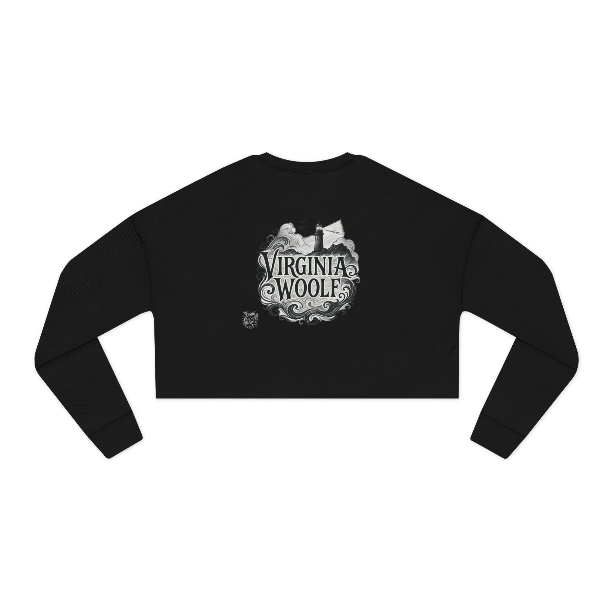 Virginia Woolf - "I have had my vision" Cropped Sweatshirt