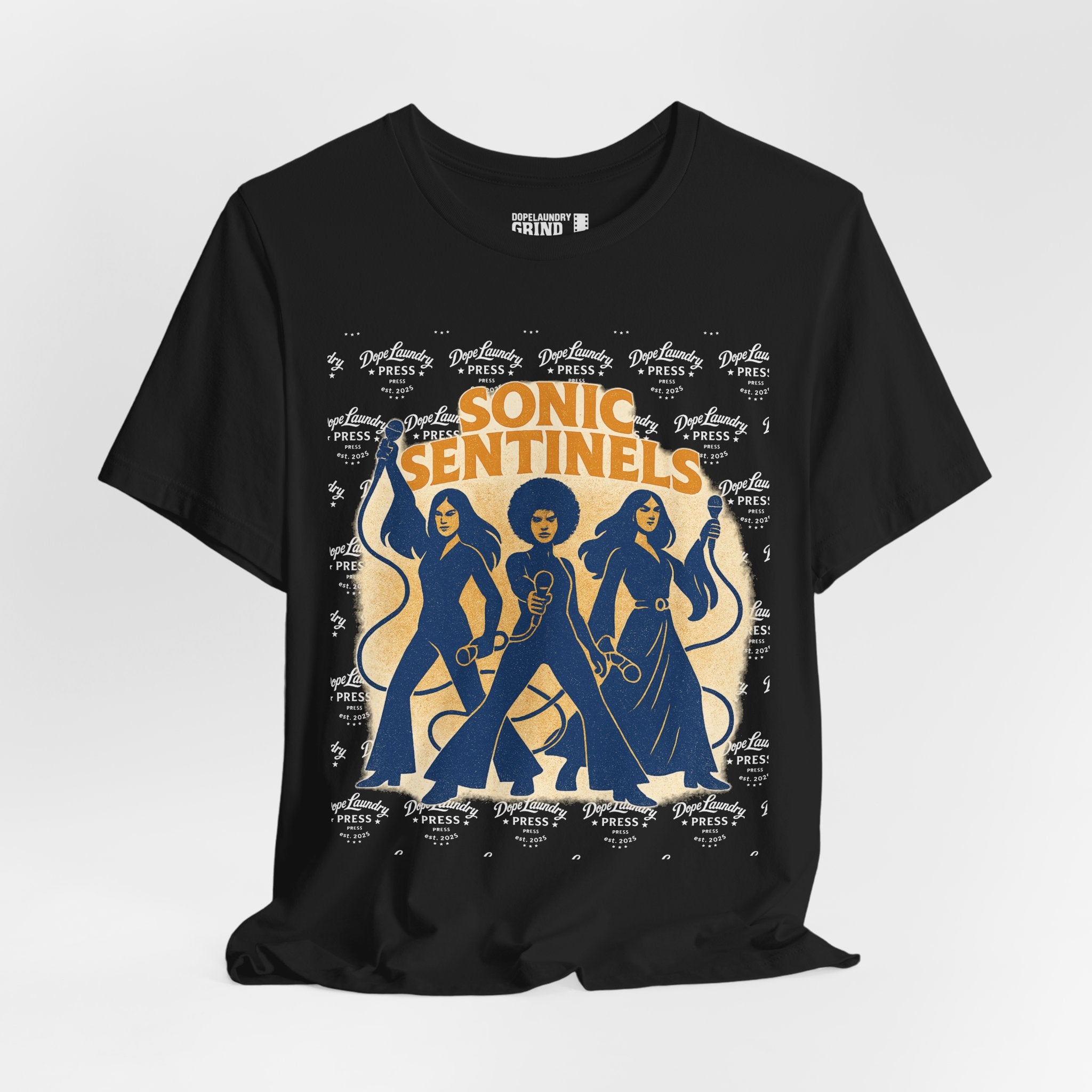 Sonic Sentinels Retro 70s - Unisex Jersey Short Sleeve Tee