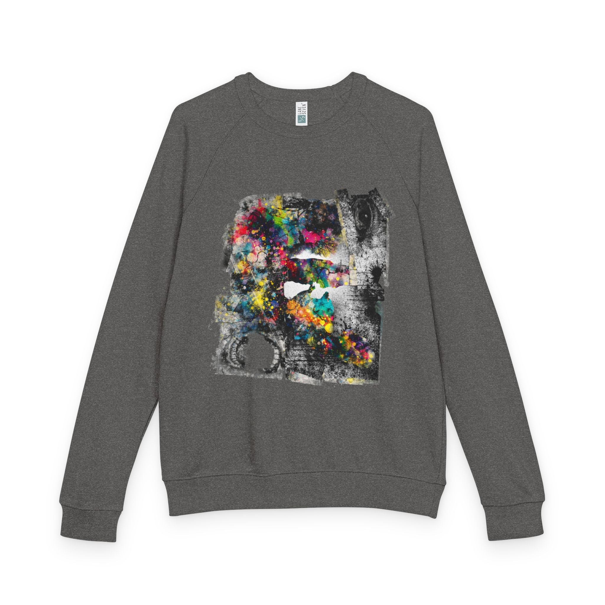 Splatterpaint Raglan Crewneck Sweatshirt