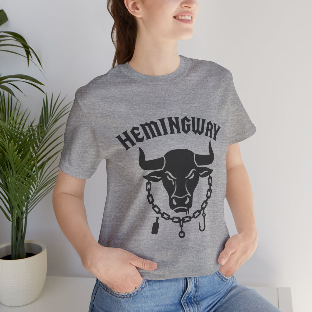 Hemingway Bull Vintage Graphic T-Shirt
