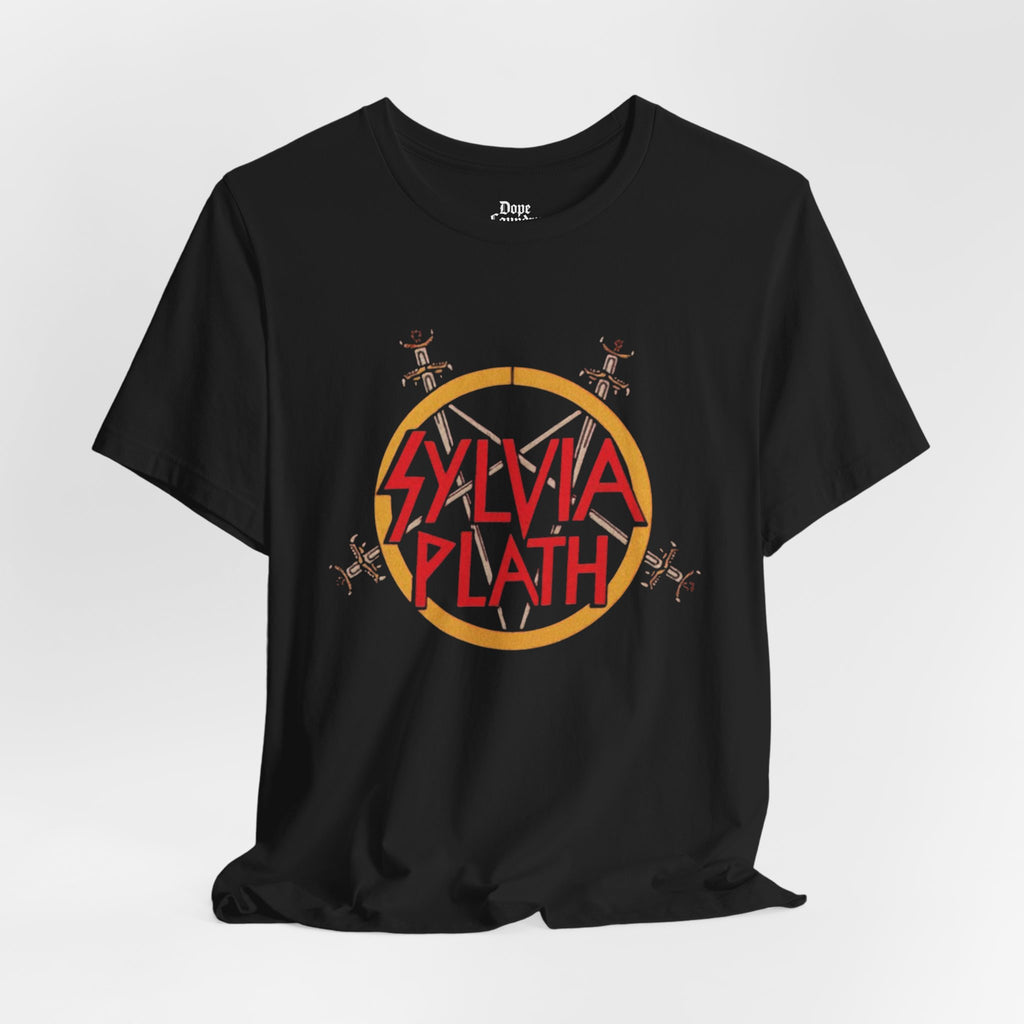 Sylvia Plath Heavy Metal Vintage Graphic Tee