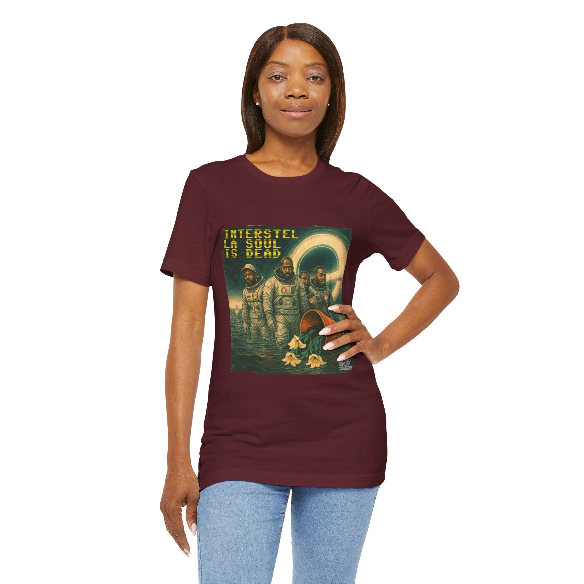 Interstell La Soul is Dead Unisex Tee - Sci-Fi Inspired Hip Hop Tribute Jersey Shirt