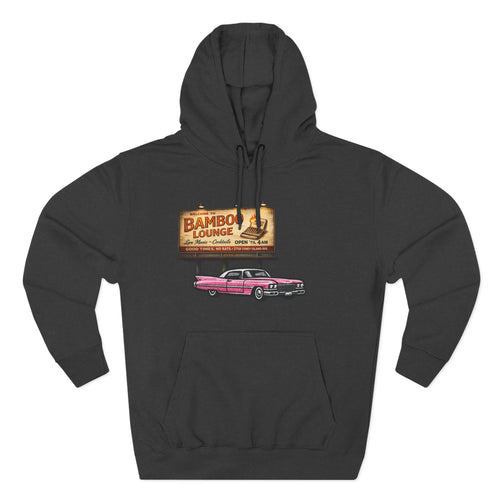 Bamboo Lounge Three-Panel Fleece Hoodie — Bamboo Lounge Graphic Pullover