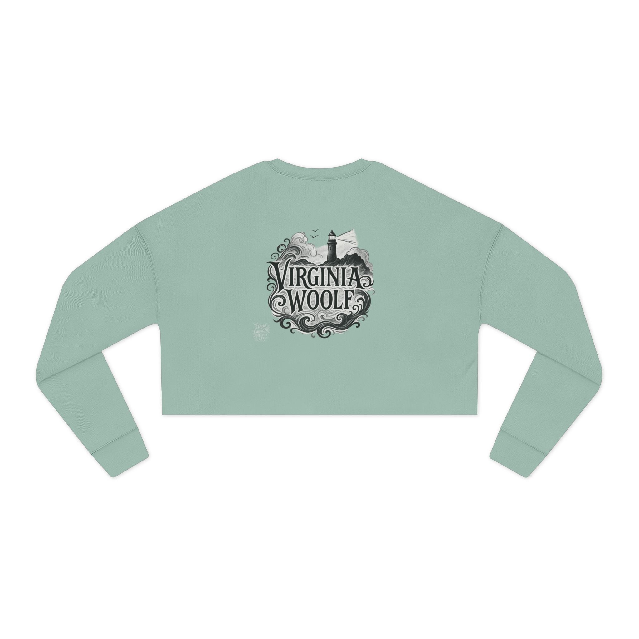 Virginia Woolf - "I have had my vision" Cropped Sweatshirt