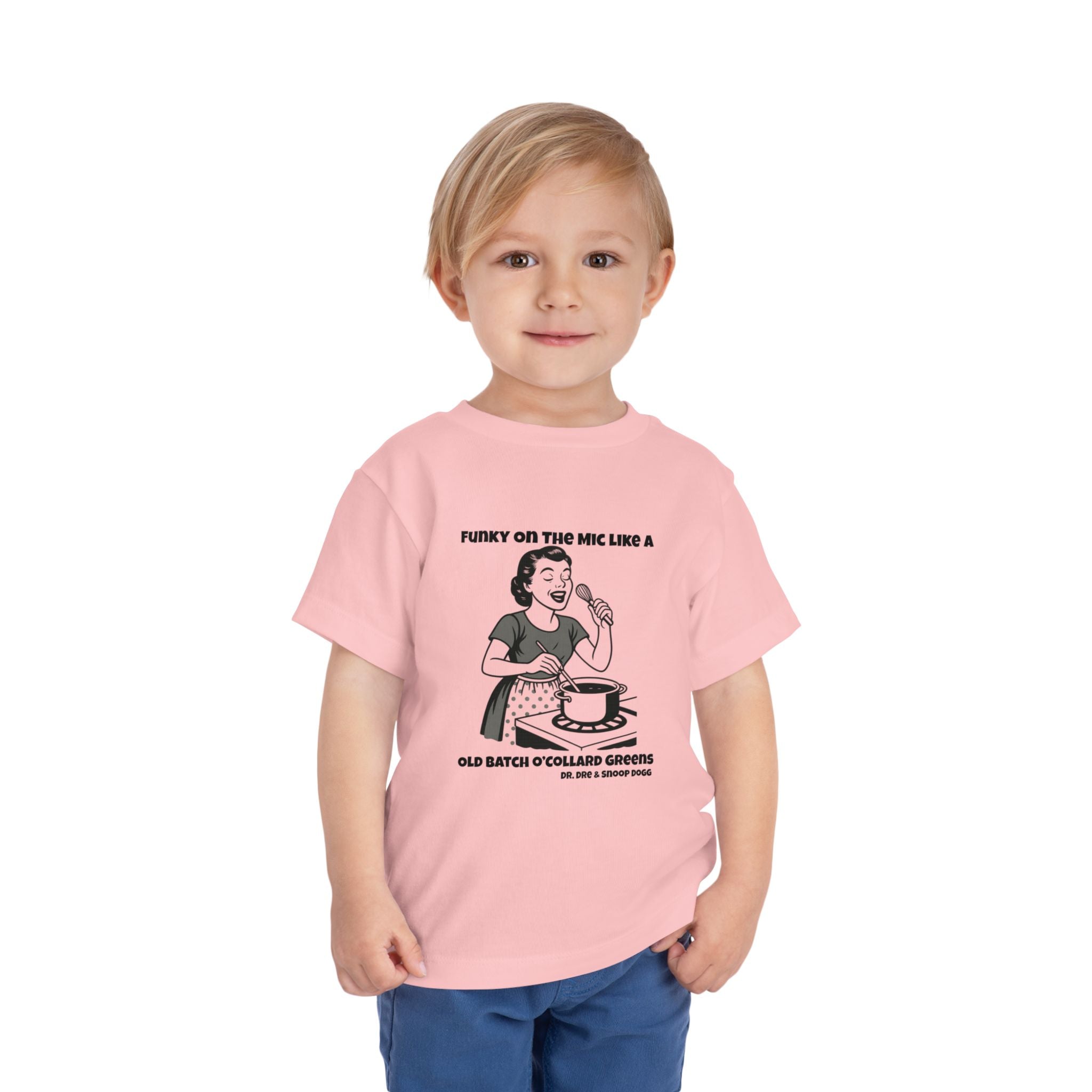 Toddler Tee - Funky on the Mic - Retro Graphic Kids Shirt