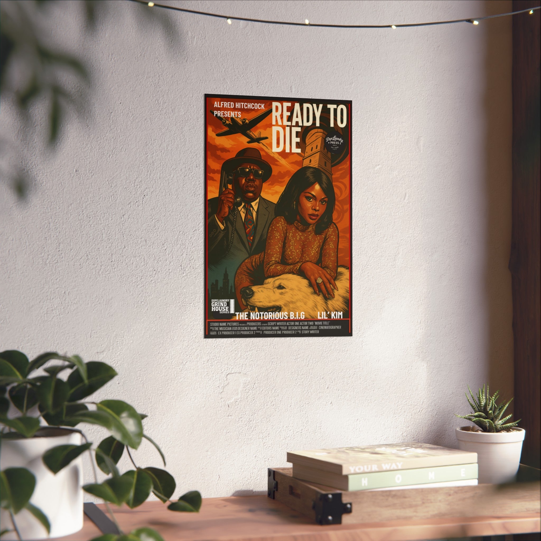Poster Print - Ready to Die - Grind House Inspired Movie Poster - Film Lovers Home Decor