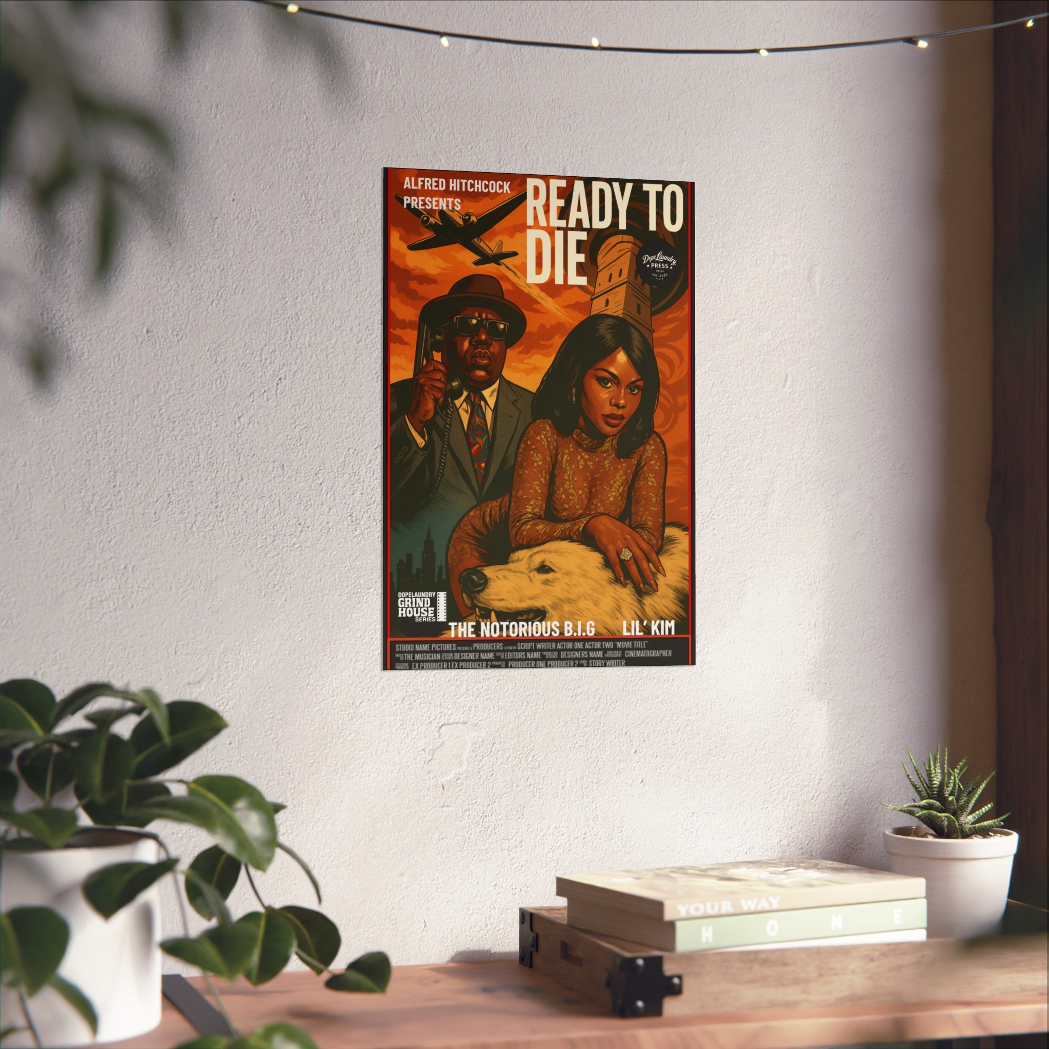 Poster Print - Ready to Die - Grind House Inspired Movie Poster - Film Lovers Home Decor