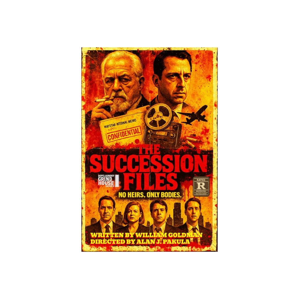 The Succession Files - Grind House Inspired art print (Film Lovers Movie Poster)